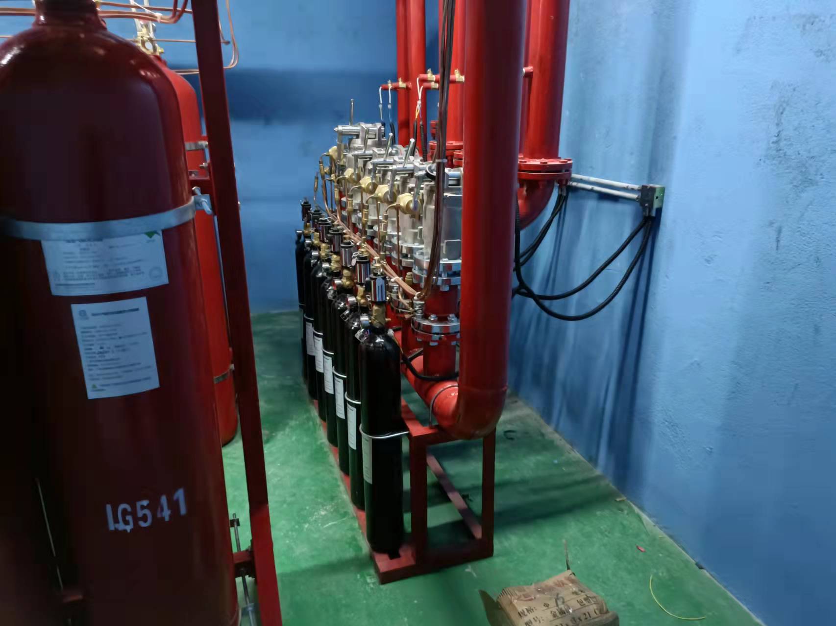 電子廠房IG541氣體滅火系統